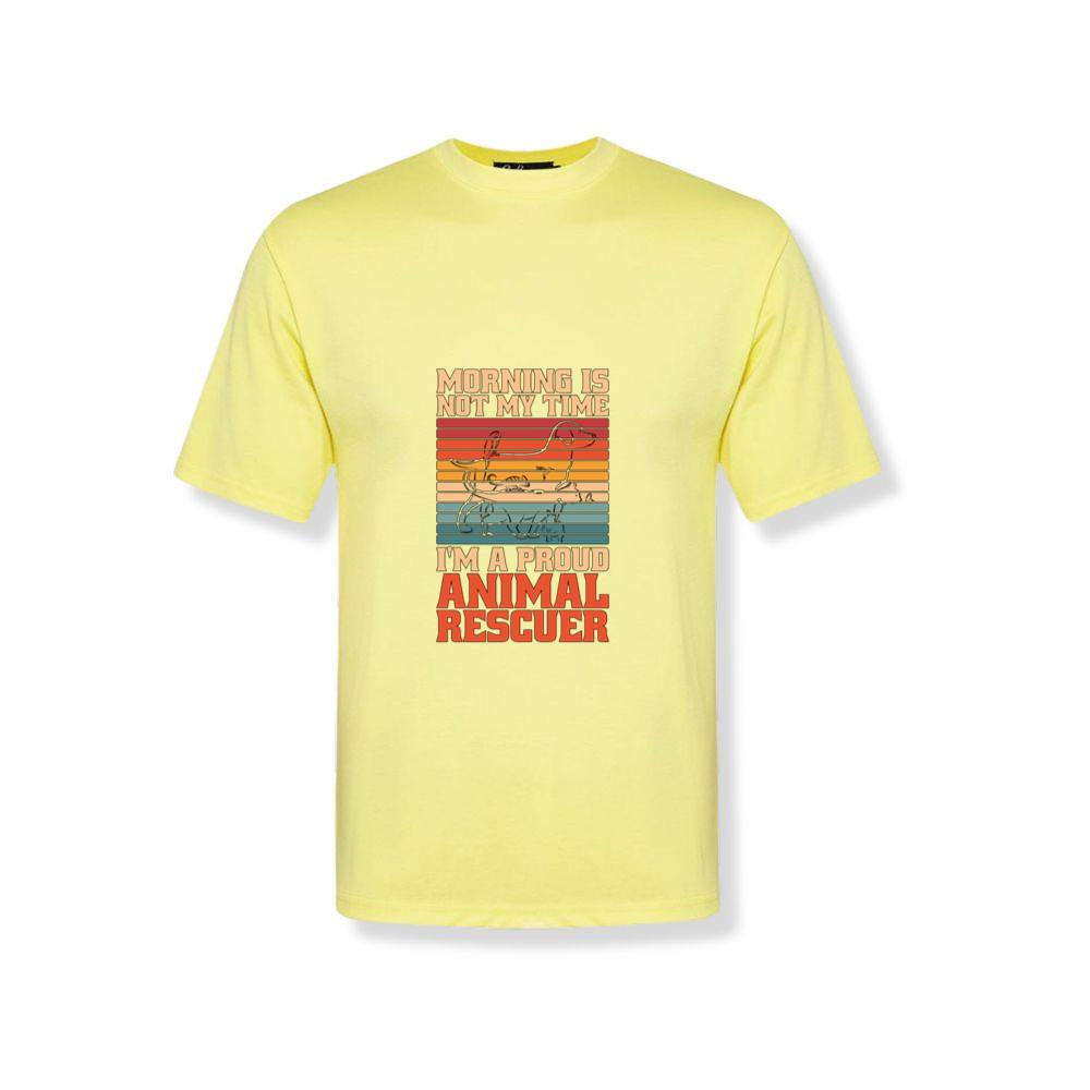 Proud Animal Rescuer Rescue Life Vintage Style Graphic T-Shirts