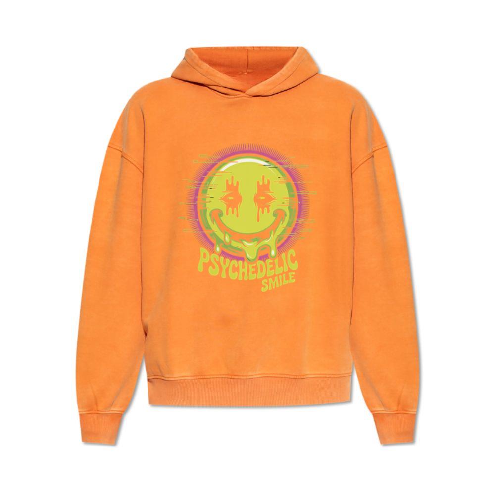 Psychedelic Smile Alien Trip Artwork Hoodie