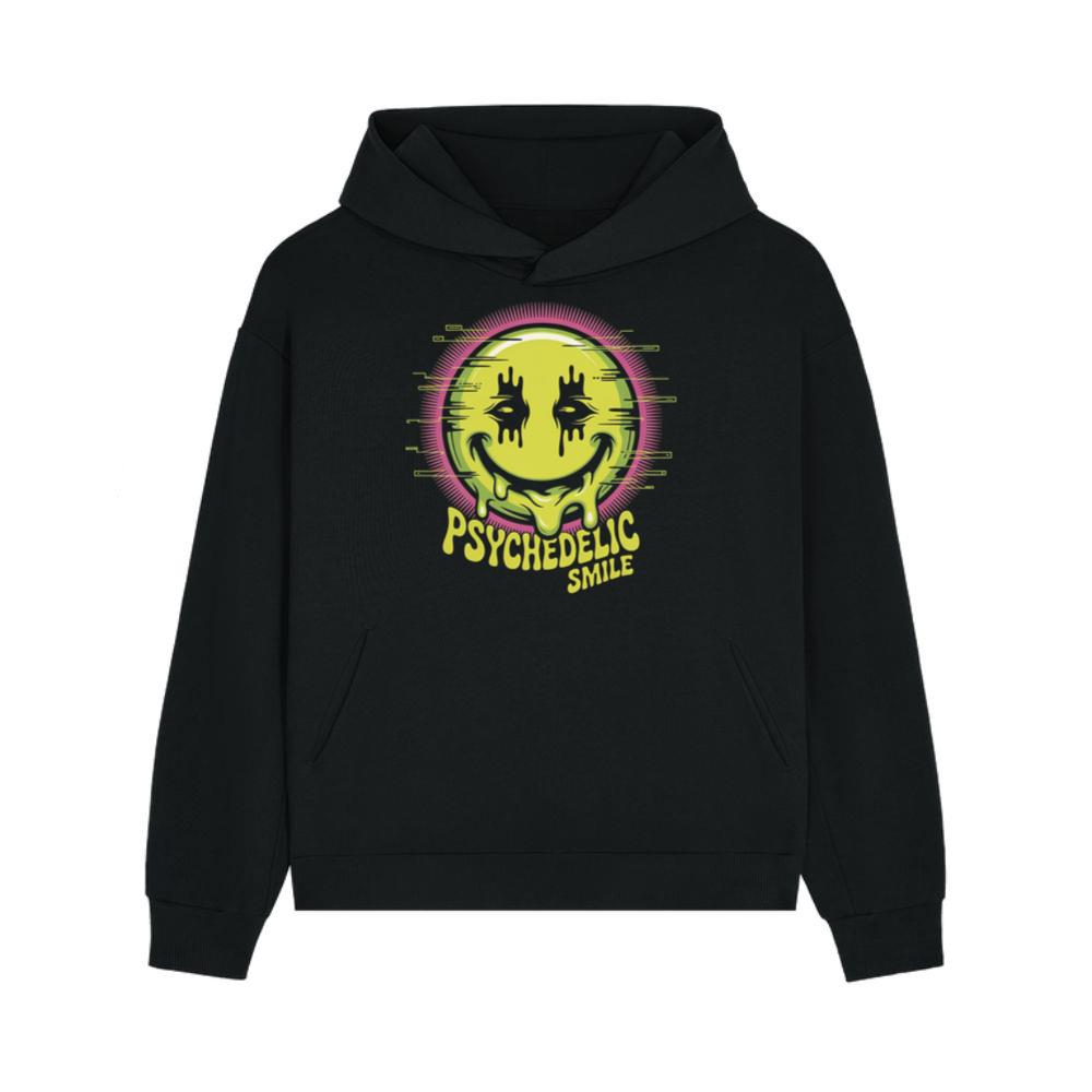 Psychedelic Smile Alien Trip Artwork Hoodies