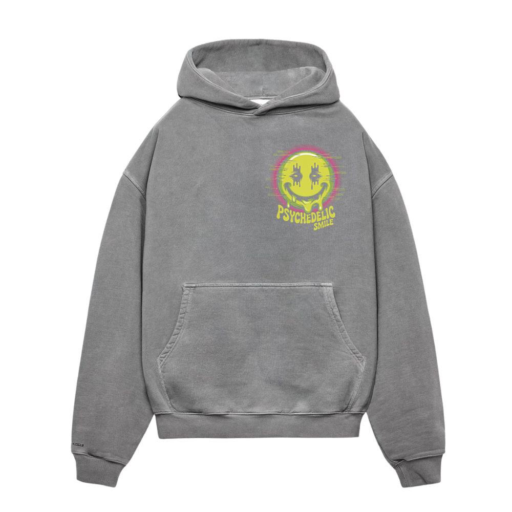 Psychedelic Smile Alien Trip Artwork Hoodies
