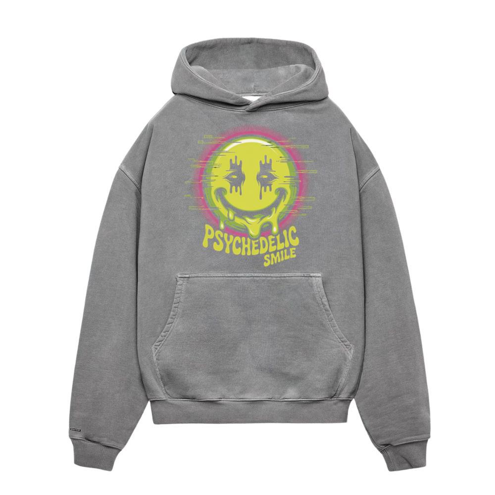 Psychedelic Smile Alien Trip Artwork Hoodies