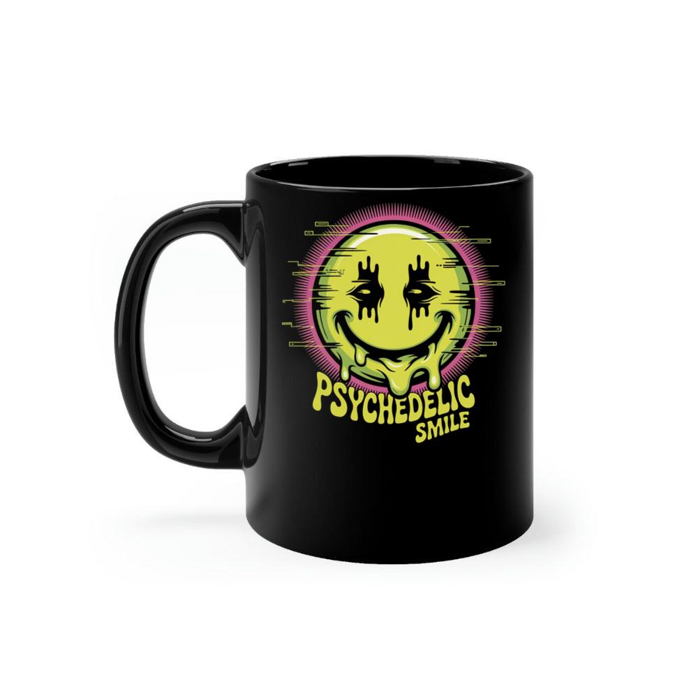Psychedelic Smile Alien Trip Artwork Mug