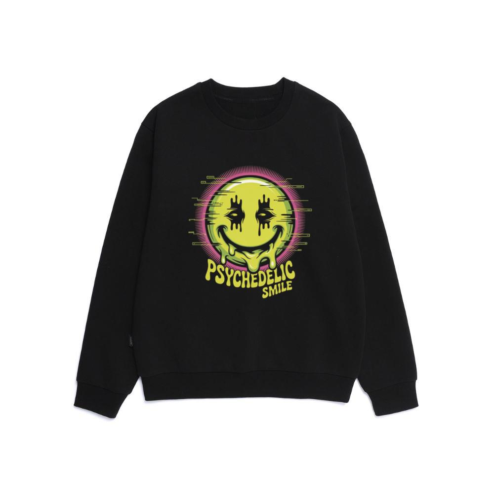 Psychedelic Smile Alien Trip Artwork Sweatshirt