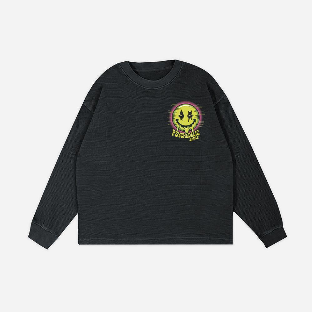Psychedelic Smile Alien Trip Artwork Sweatshirt
