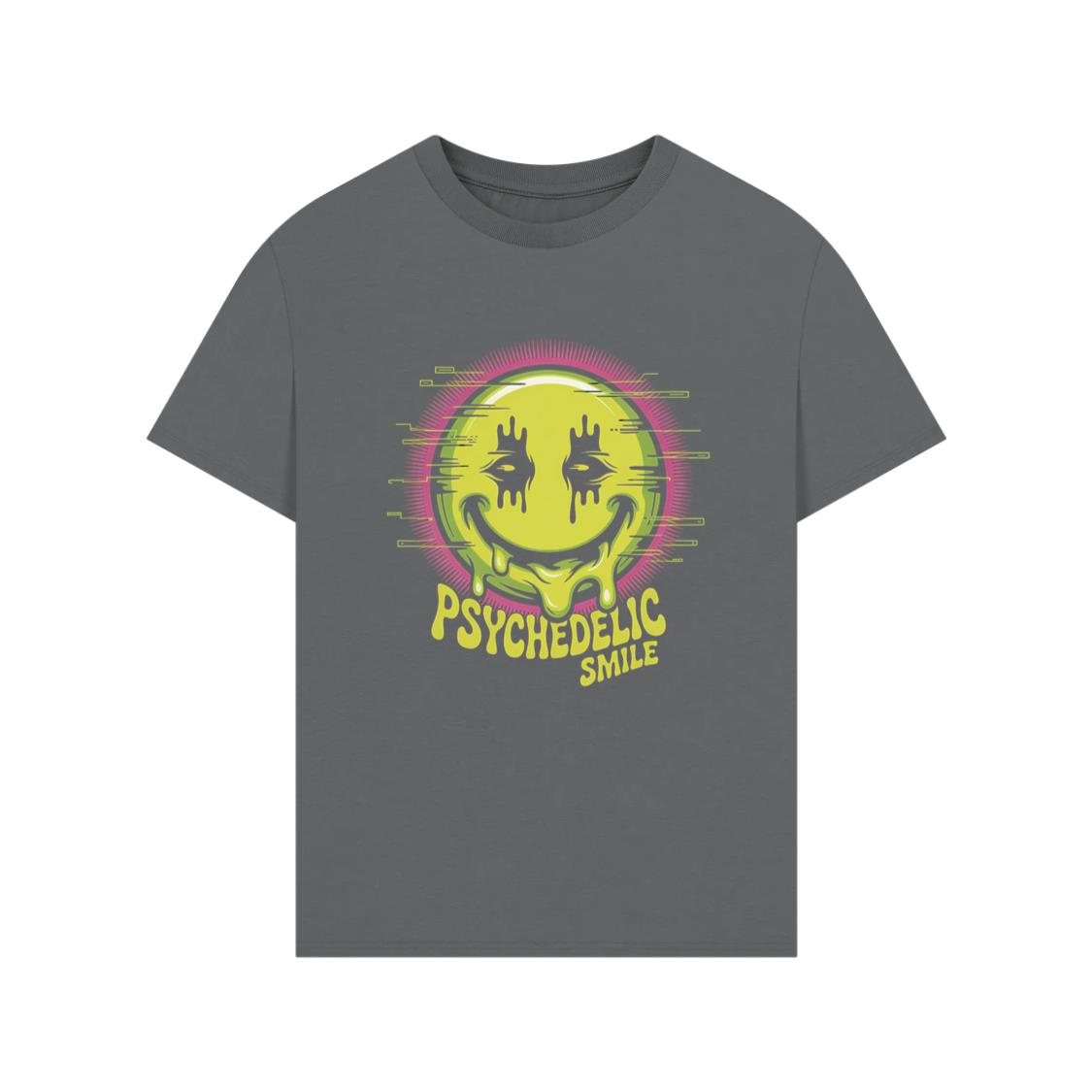 Psychedelic Smile Alien Trip Artwork TShirt Rewinde