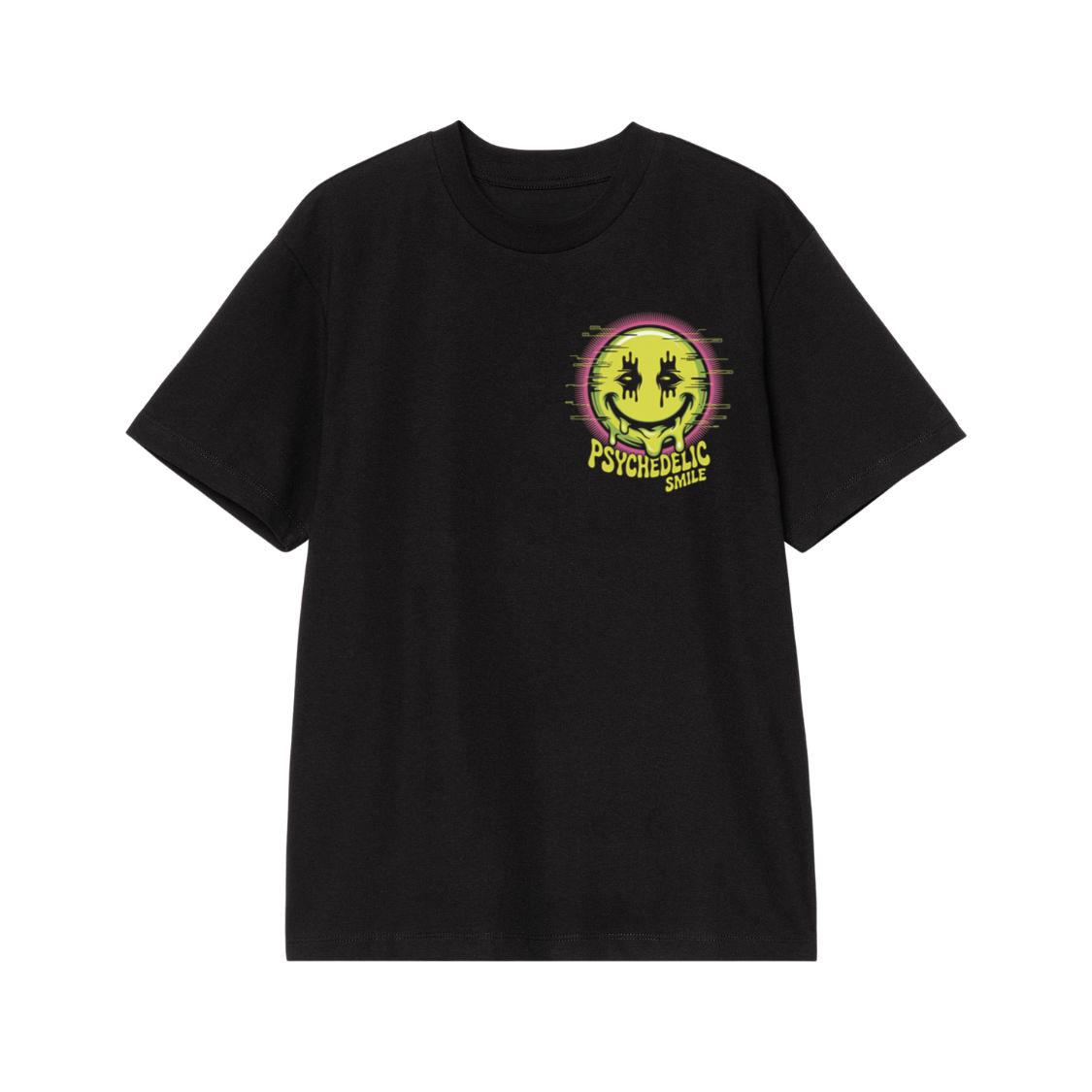 Psychedelic Smile Alien Trip Artwork T-Shirt