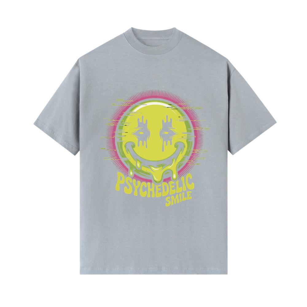 Psychedelic Smile Alien Trip Artwork T-Shirt