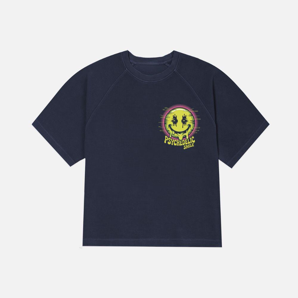 Psychedelic Smile Alien Trip Artwork T-Shirt