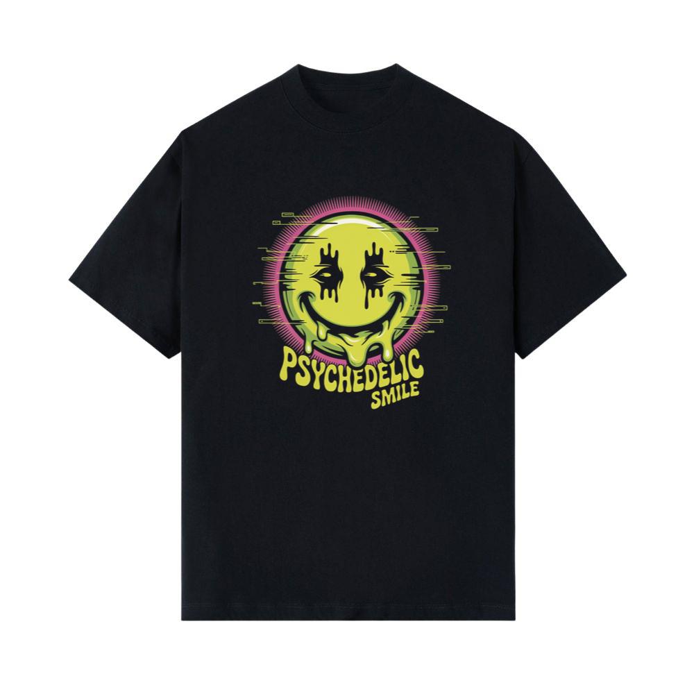 Psychedelic Smile Alien Trip Artwork T-Shirts