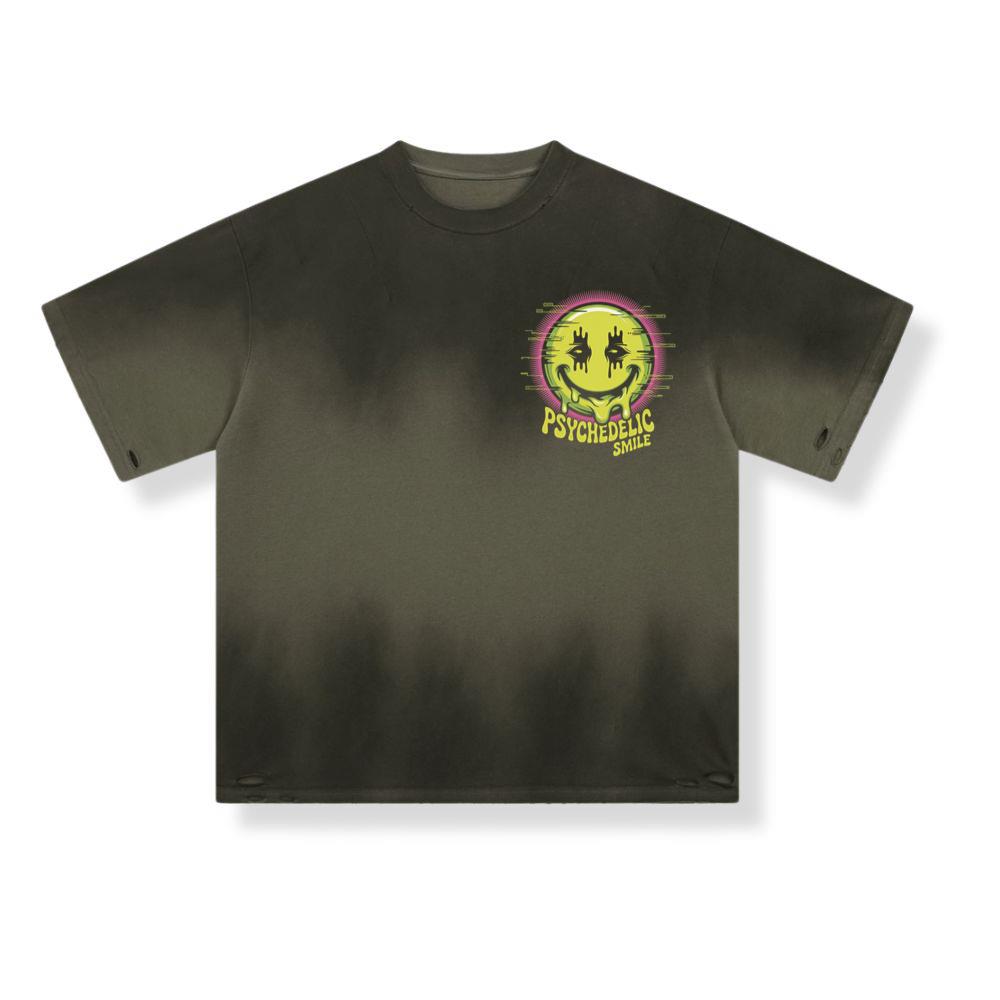 Psychedelic Smile Alien Trip Artwork T-Shirts - Image 3