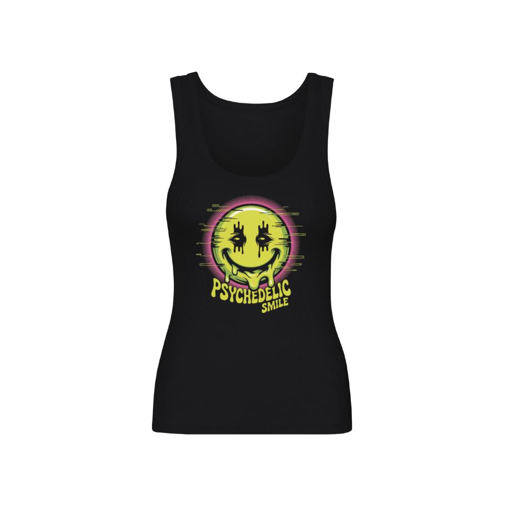 Psychedelic Smile Alien Trip Artwork TankTop