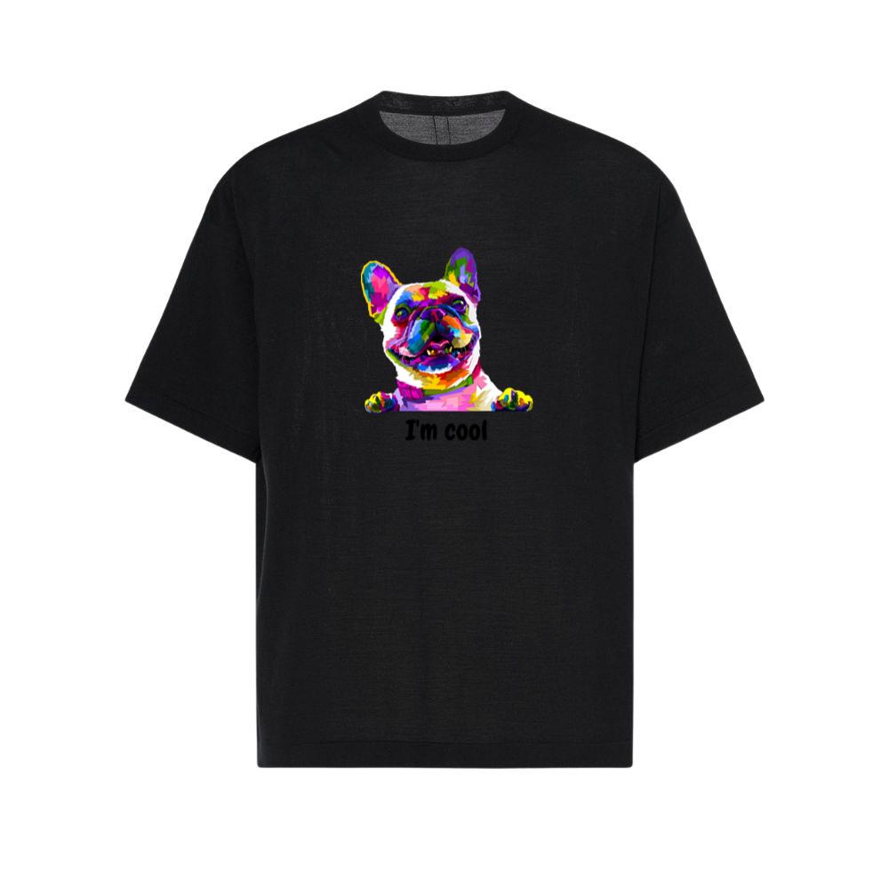 Pug Is Cool Graphic Happy Unisex Top TShirts Parentins