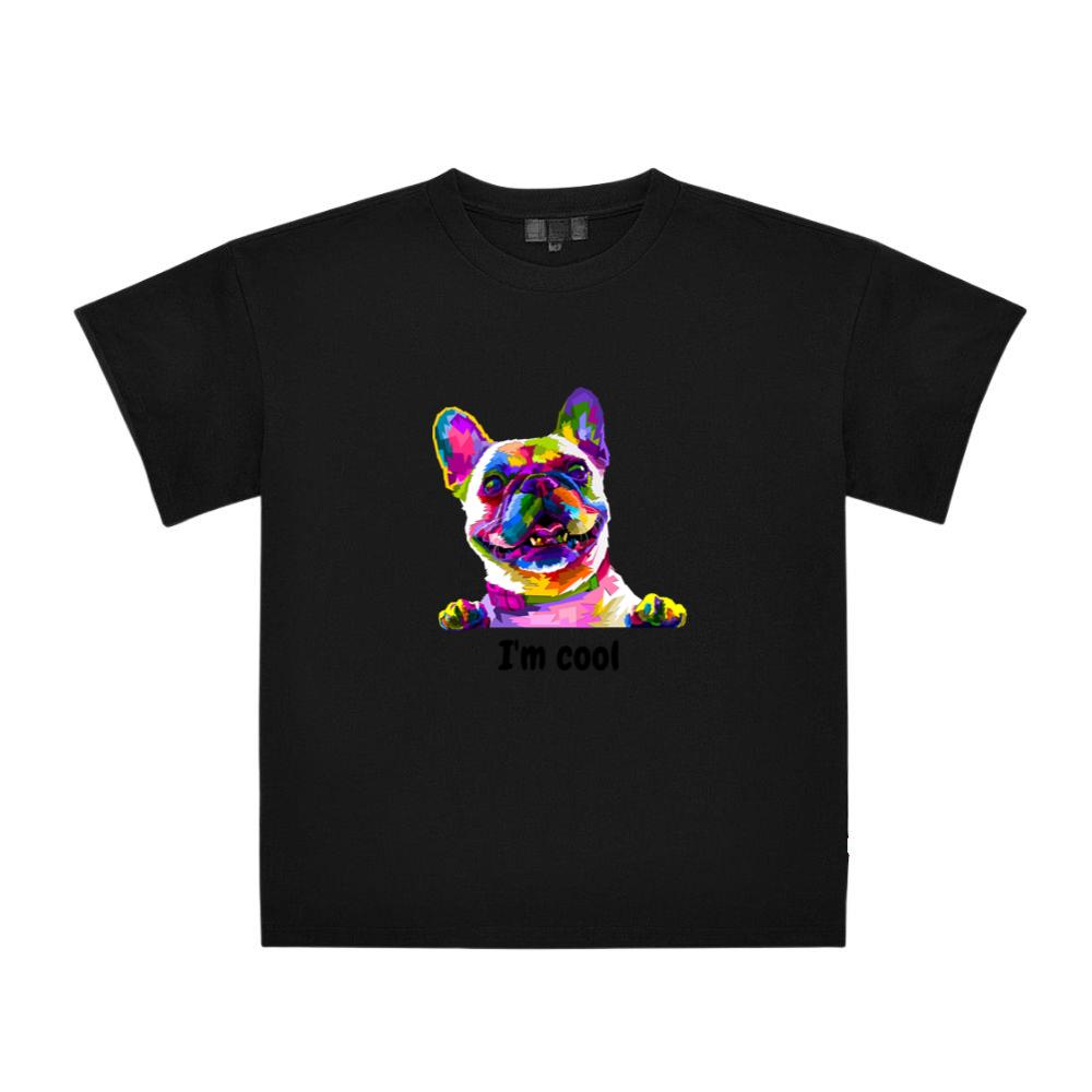 Pug Is Cool Graphic Happy Unisex Top T-Shirts
