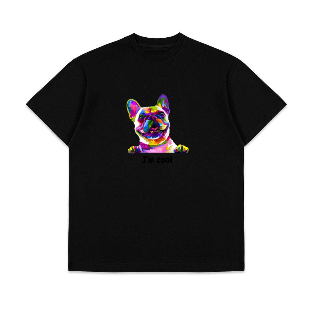 Pug Is Cool Graphic Happy Unisex Top T-Shirts