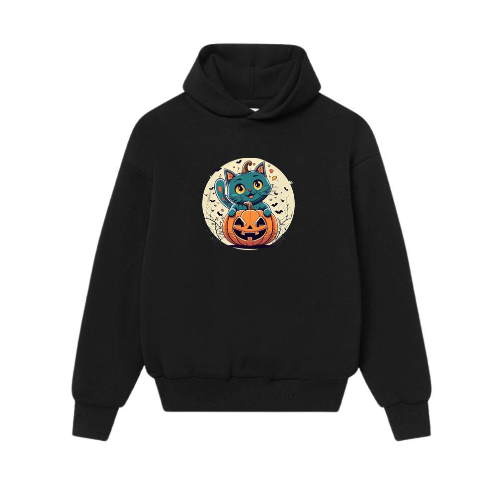 Pumpkin Cat Halloween Hoodies