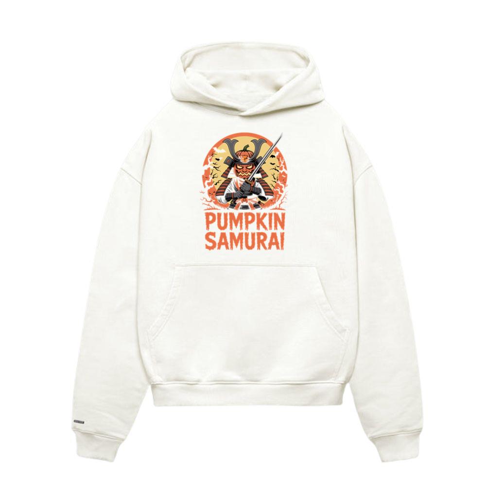 Pumpkin Samurai Warrior Halloween Graphic Hoodies