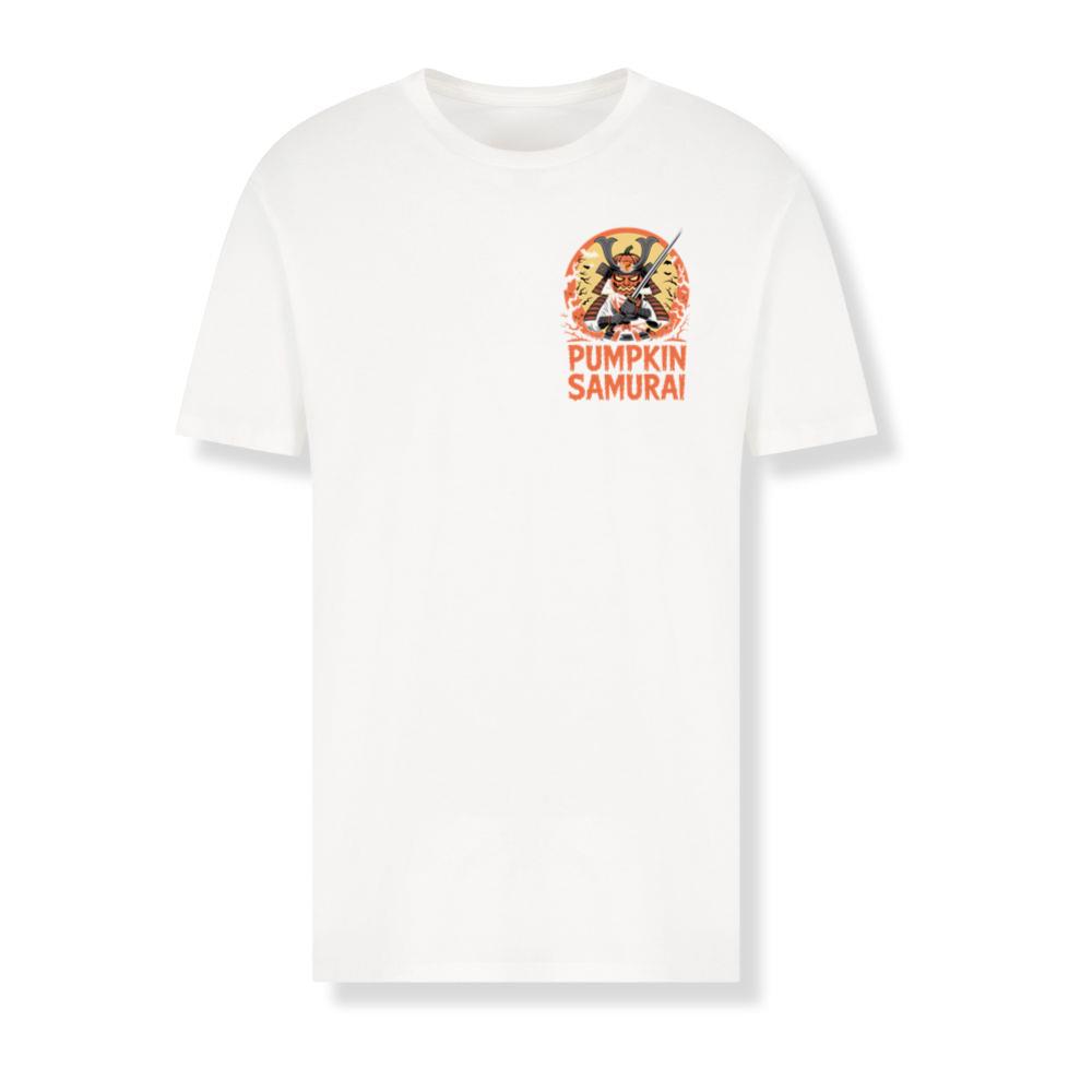 Pumpkin Samurai Warrior Halloween Graphic T-Shirt