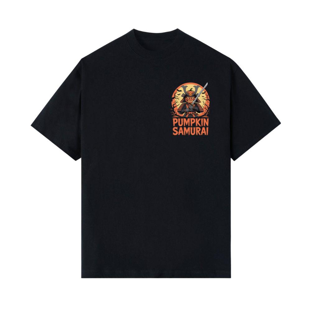 Pumpkin Samurai Warrior Halloween Graphic T-Shirts