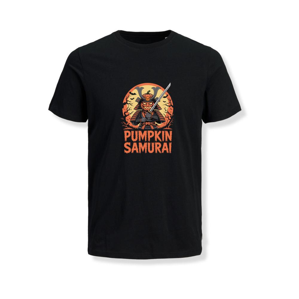 Pumpkin Samurai Warrior Halloween Graphic T-Shirts