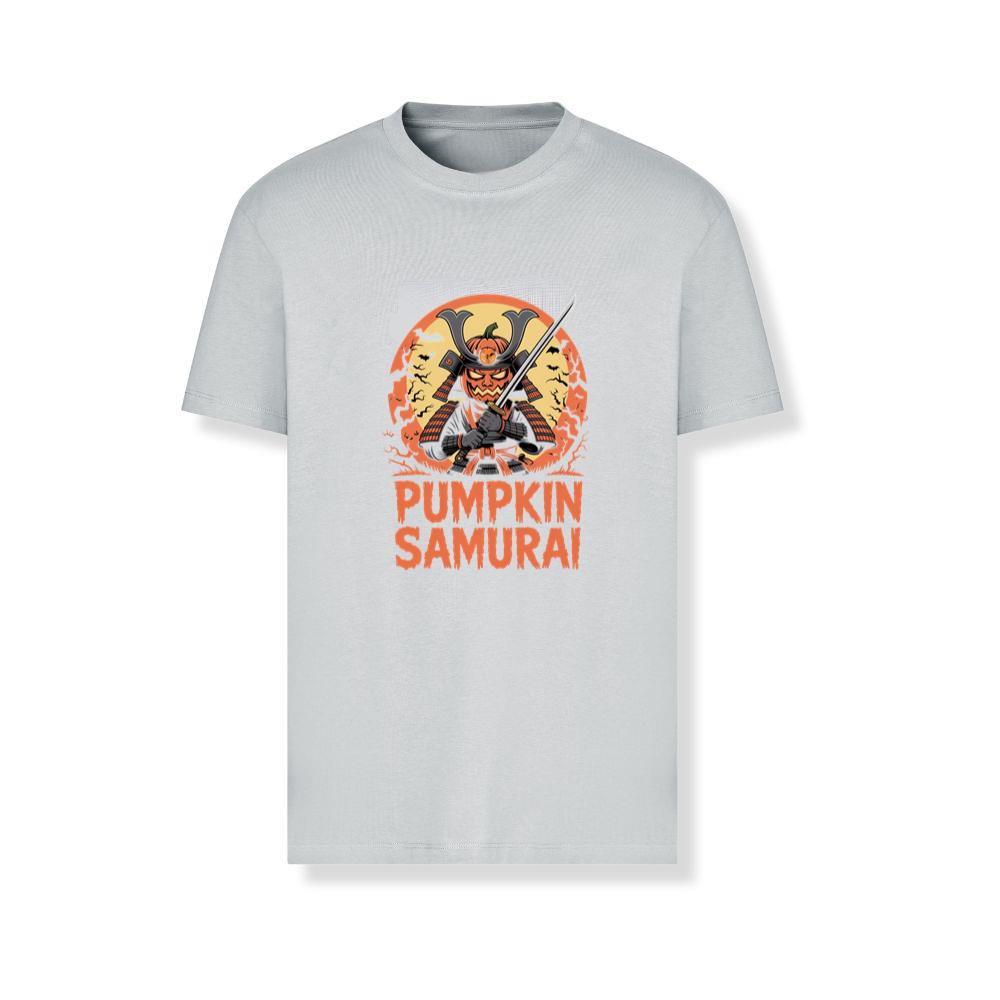 Pumpkin Samurai Warrior Halloween Graphic T-Shirts - Image 4