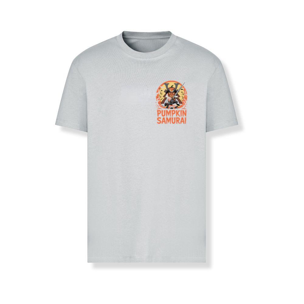 Pumpkin Samurai Warrior Halloween Graphic T-Shirts - Image 3