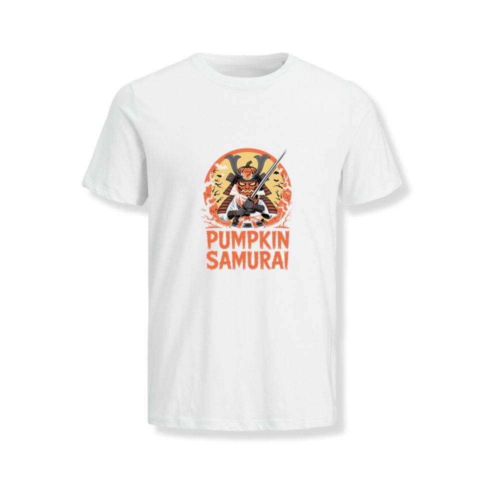 Pumpkin Samurai Warrior Halloween Graphic T-Shirts