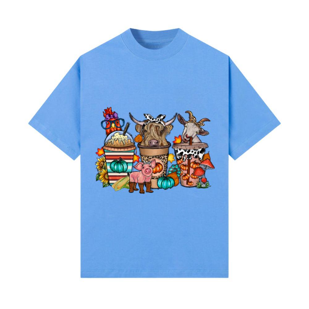 Pumpkin Spice Farm Animals T-Shirt