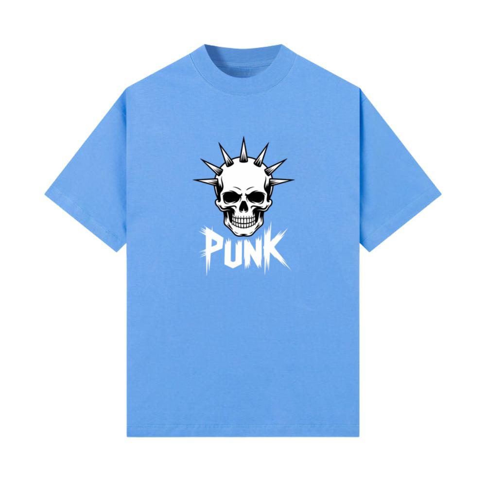 Punk Skull Spikes Retro Graphic T-Shirts