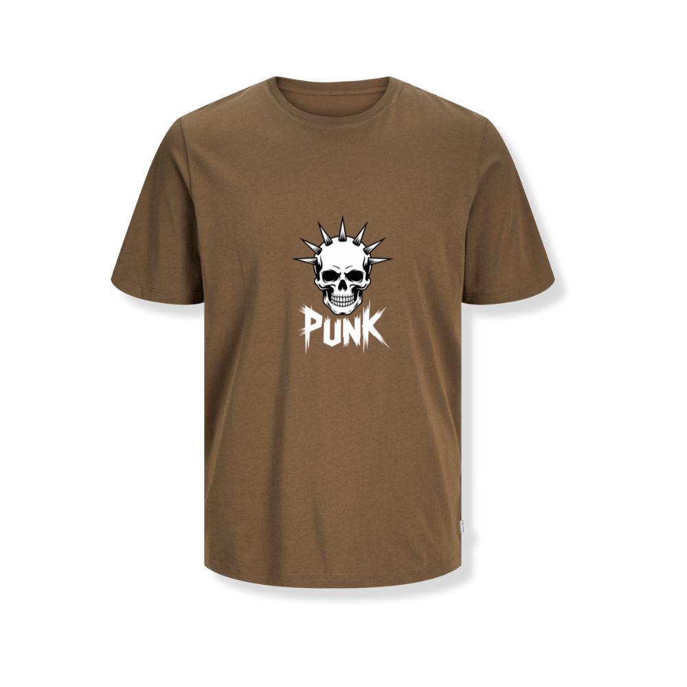 Punk Skull Spikes Retro Graphic T-Shirts - Image 3