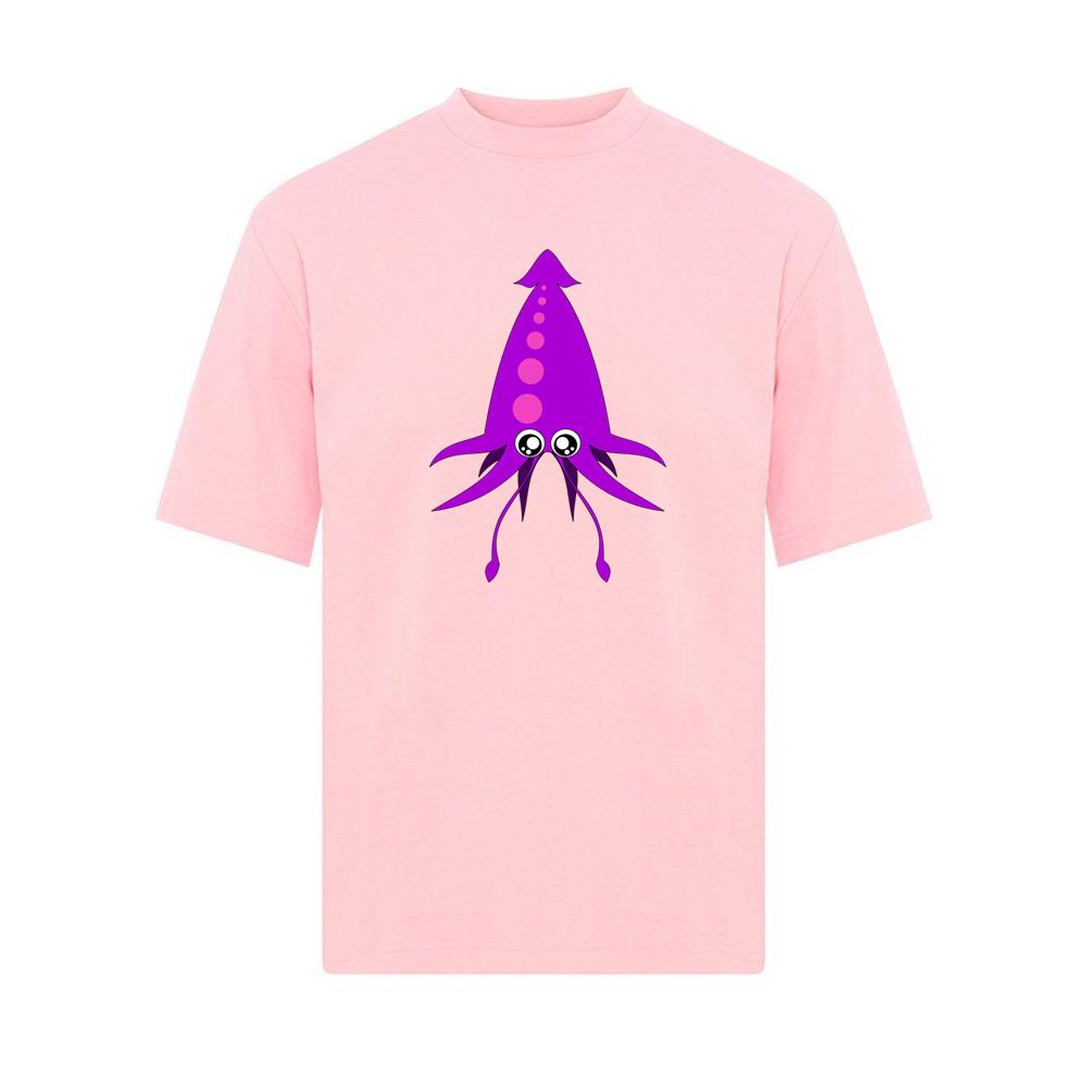 Purple Cartoon Squid T-Shirts