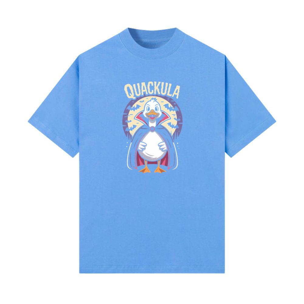 Quackula Duck Vampire Halloween Cartoon Design T-Shirts