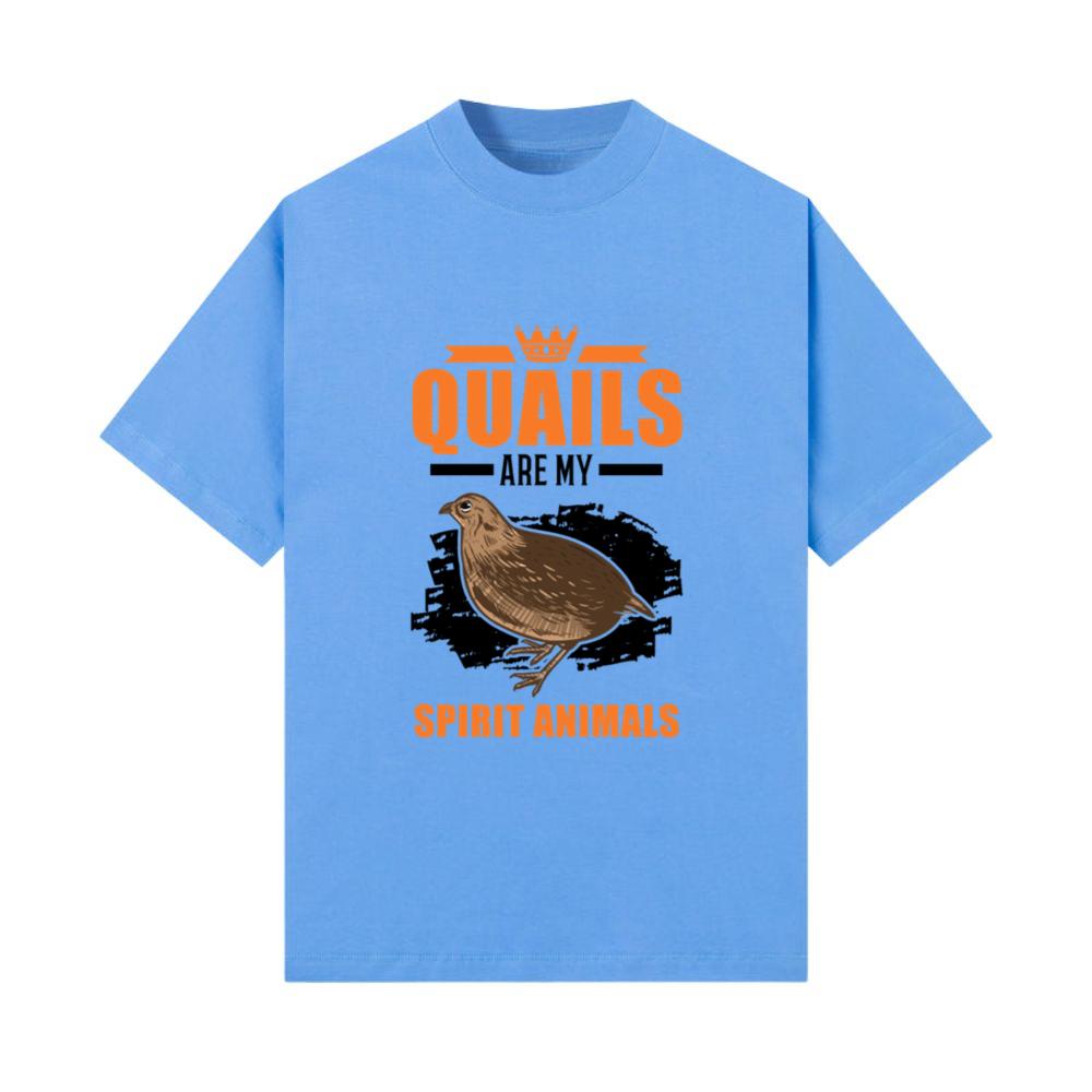 Quails Are My Spirit Animals Quail Hen T-Shirt