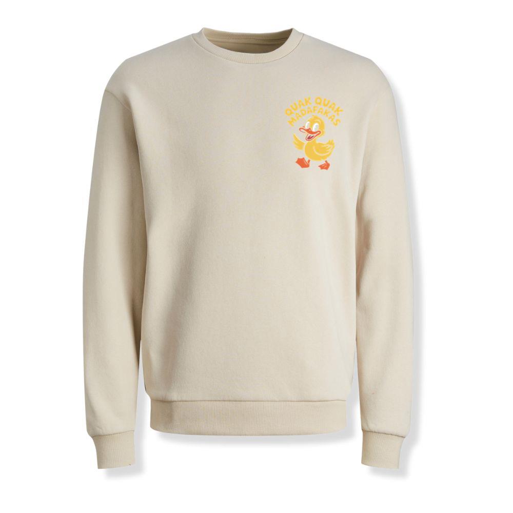 Quak Quak Duck Funny Cartoon Artwork for Playful Everyday Outfits Sweatshirts - Image 3