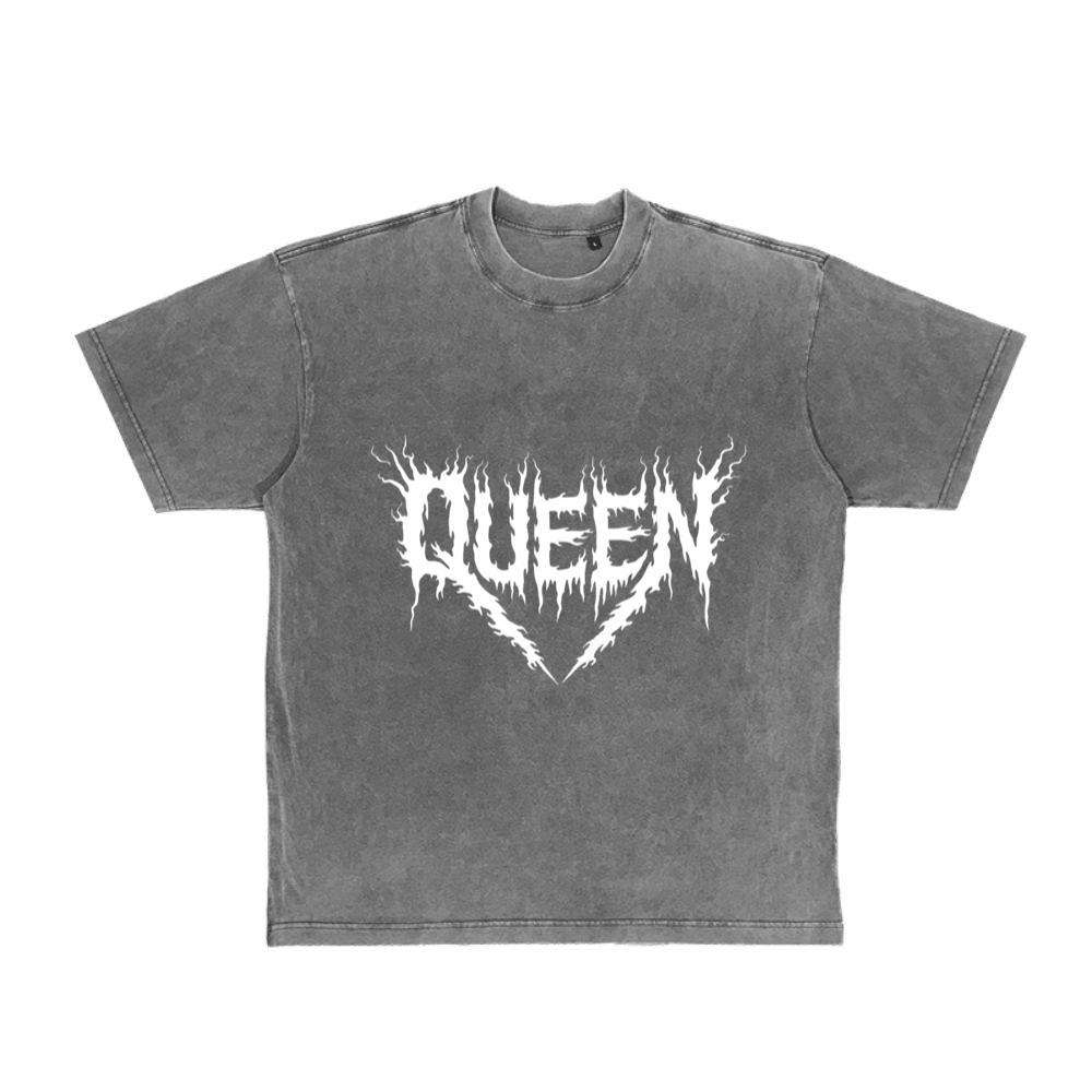 Queen Gothic Typography Design T-Shirt