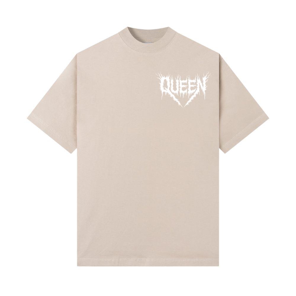 Queen Gothic Typography Design T-Shirt