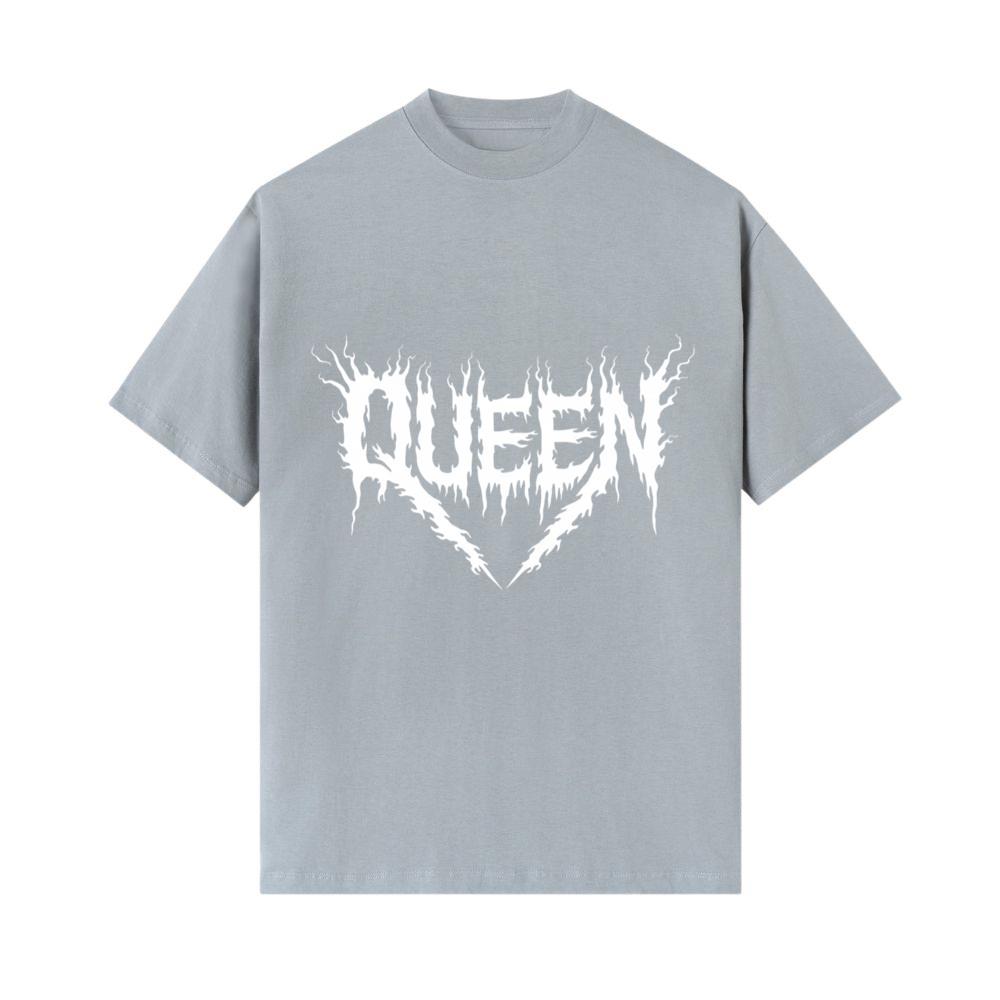 Queen Gothic Typography Design T-Shirt
