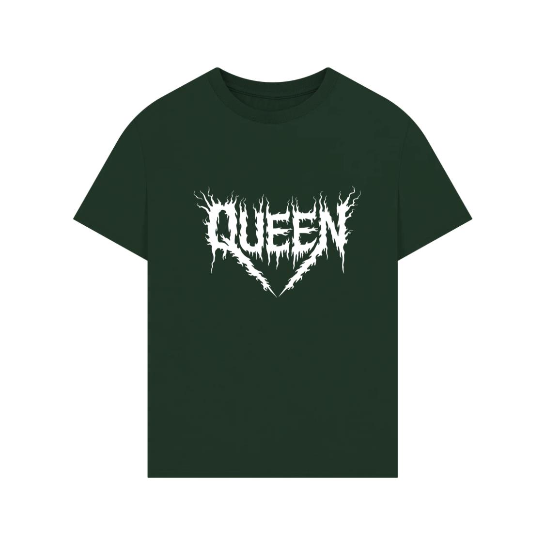 Queen Gothic Typography Design TShirt Rewinde