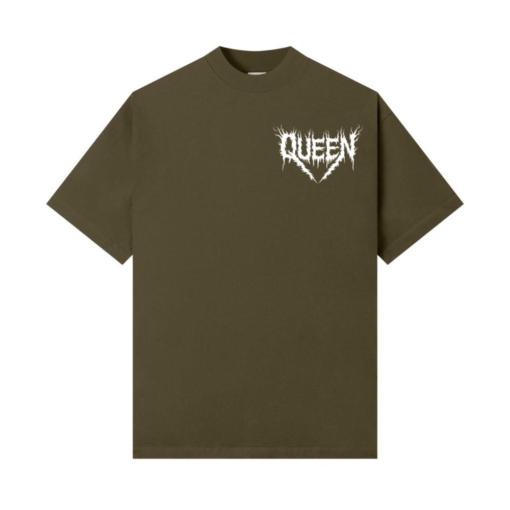 Queen Gothic Typography Design T-Shirt - Image 3