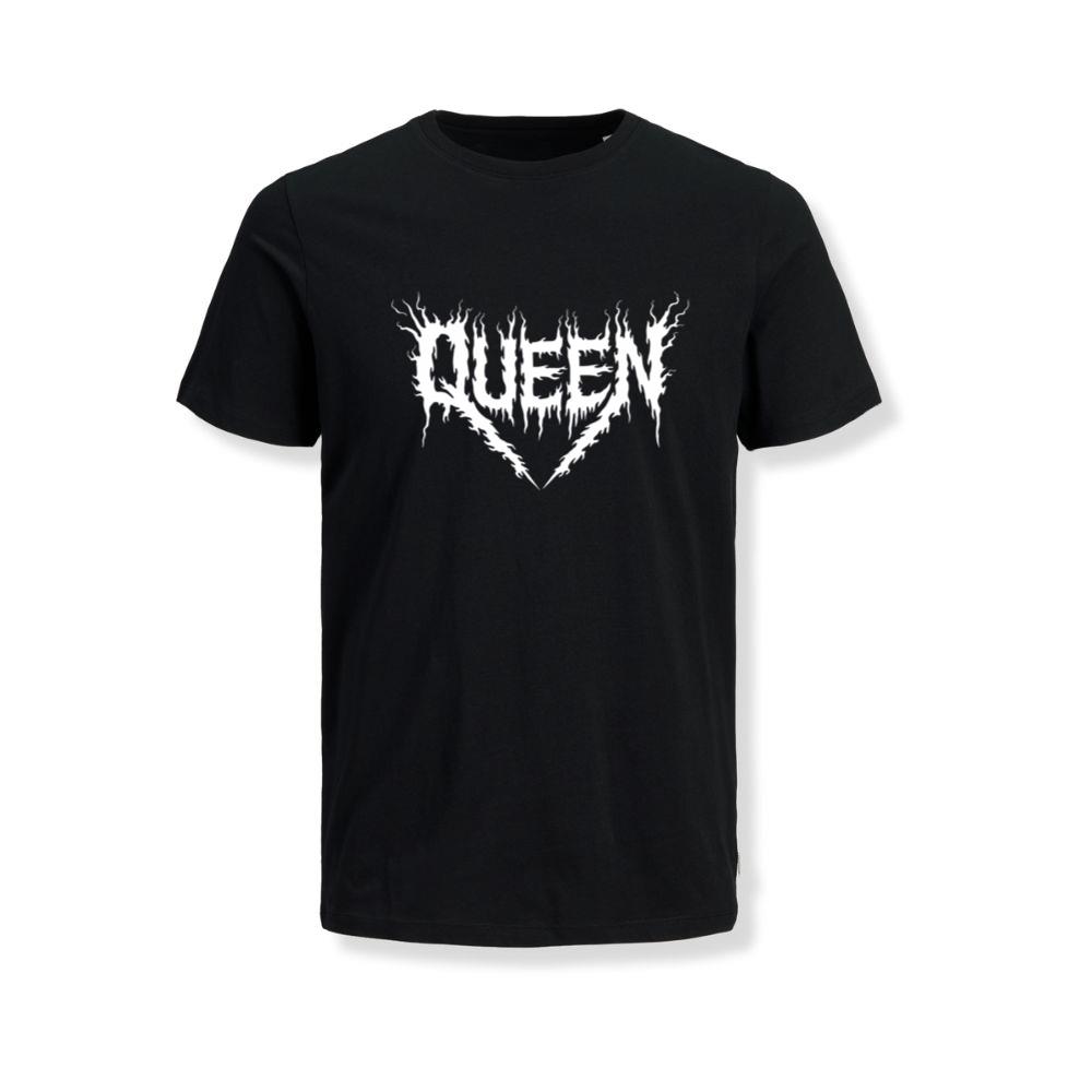 Queen Gothic Typography Design T-Shirt