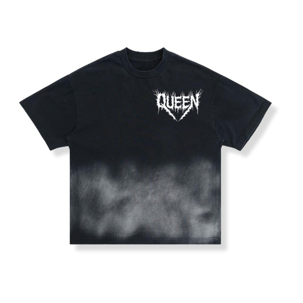 Queen Gothic Typography Design T-Shirt