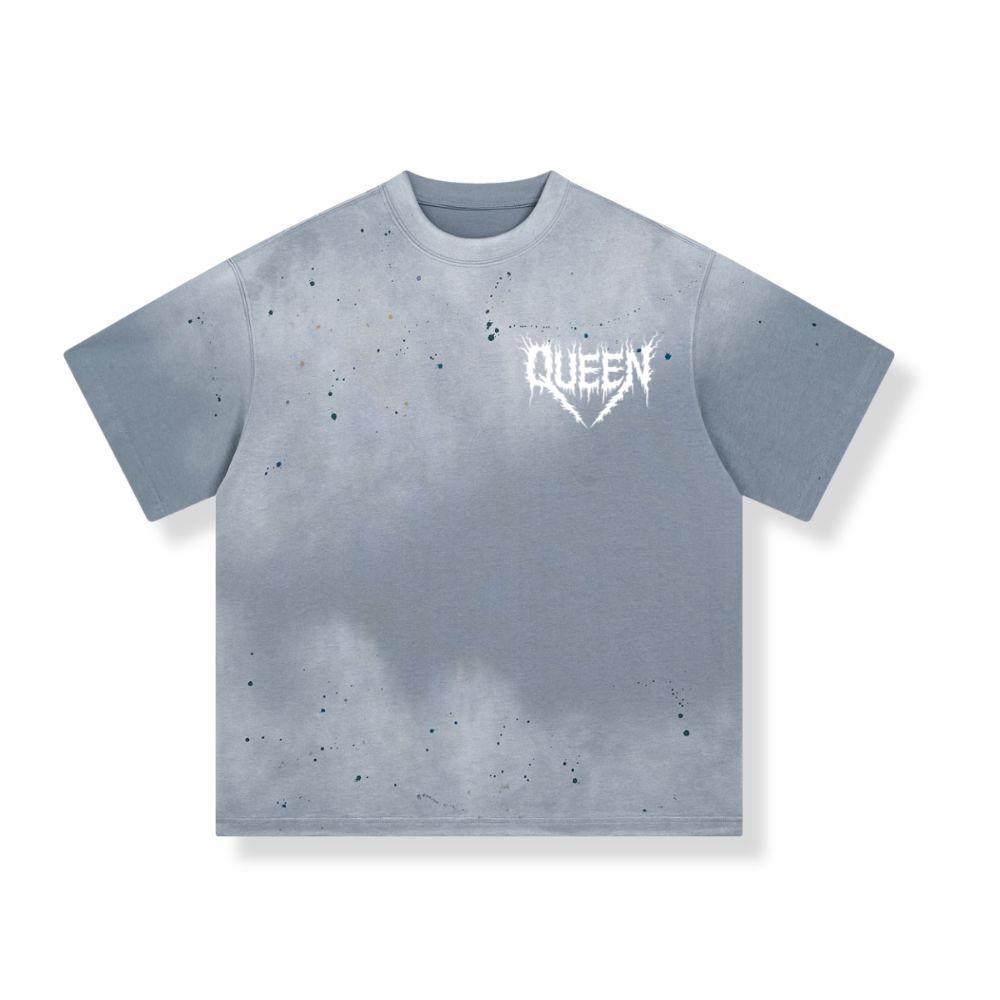 Queen Gothic Typography Design T-Shirt