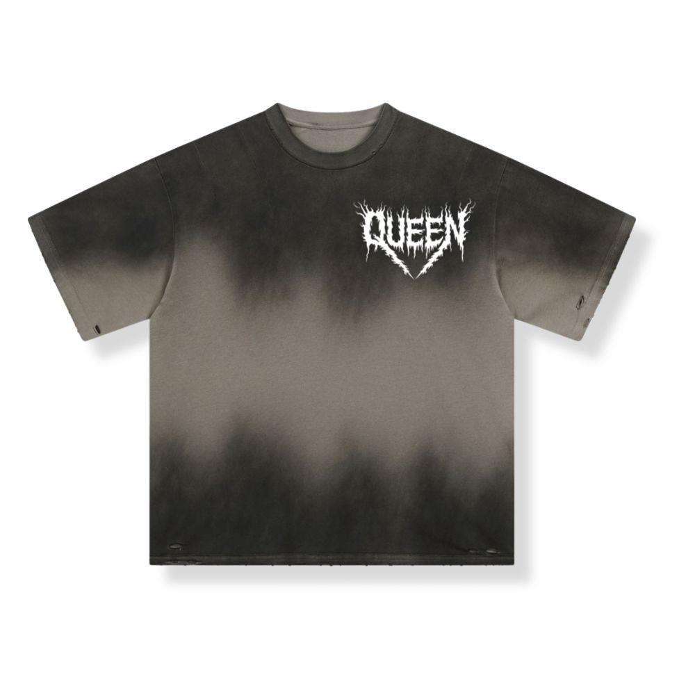 Queen Gothic Typography Design T-Shirt