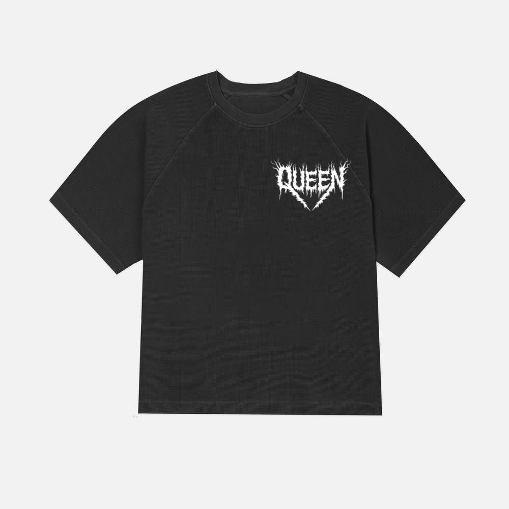 Queen Gothic Typography Design T-Shirt