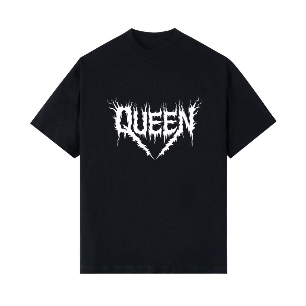 Queen Gothic Typography Design T-Shirts