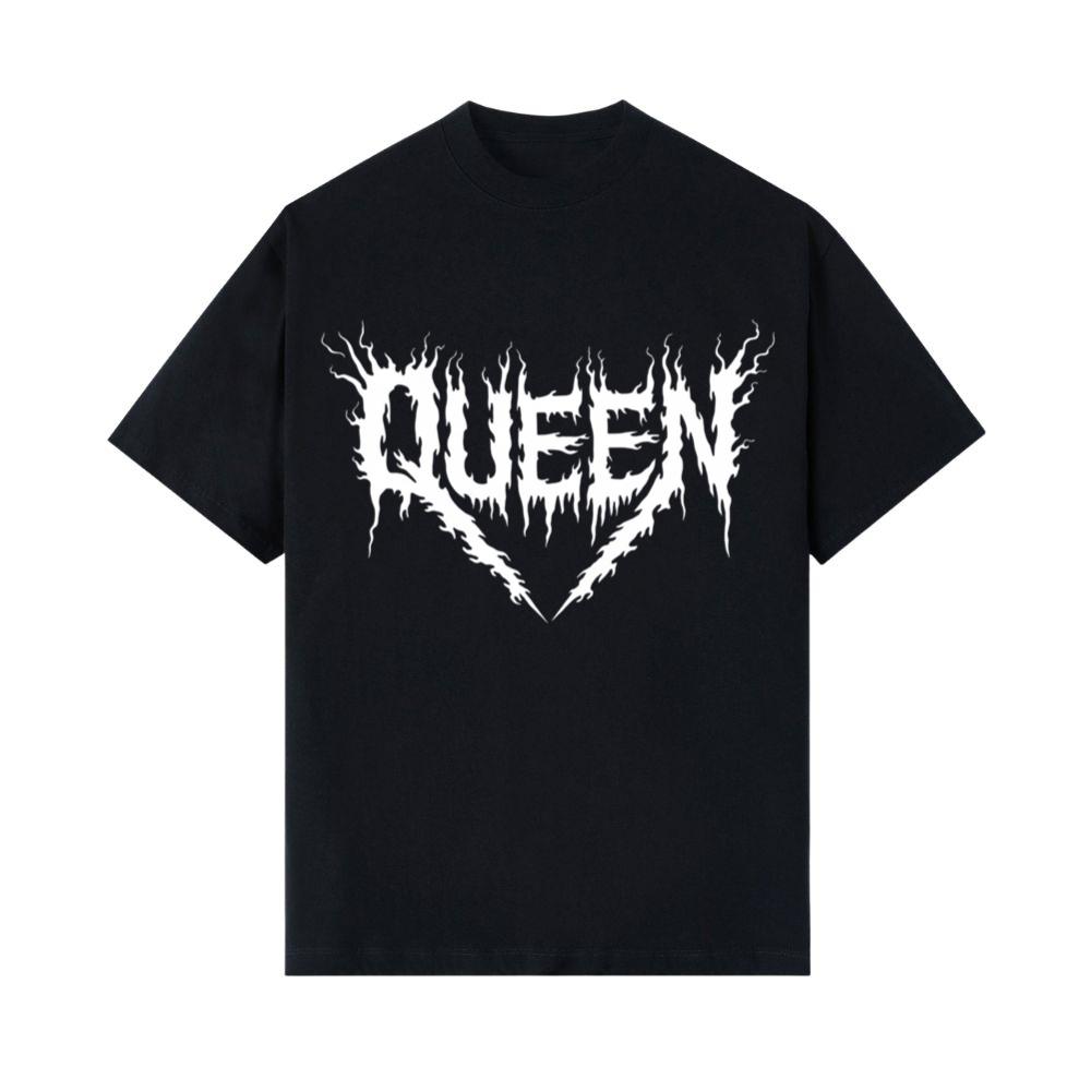 Queen Gothic Typography Design T-Shirts