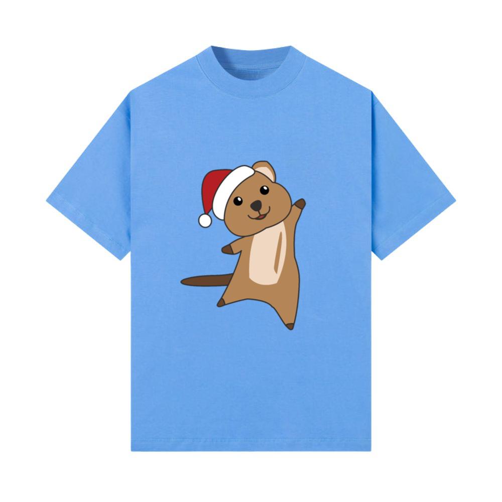 Quokka Christmas Snow Winter Animals Quokkas T-Shirt