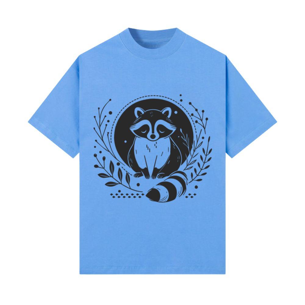 Raccoon - Charming Animal Illustration T-Shirt