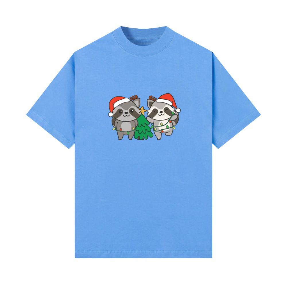 Raccoon Christmas Winter Animals Raccoons_1 T-Shirt