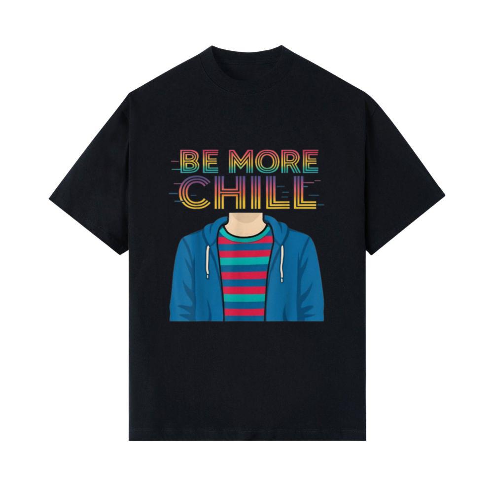 Rainbow Be More Chill , Vintage Chilling , Relaxing Design T-Shirt (1)