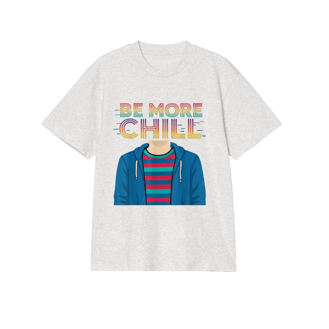 Rainbow Be More Chill , Vintage Chilling , Relaxing Design T-Shirt (1)